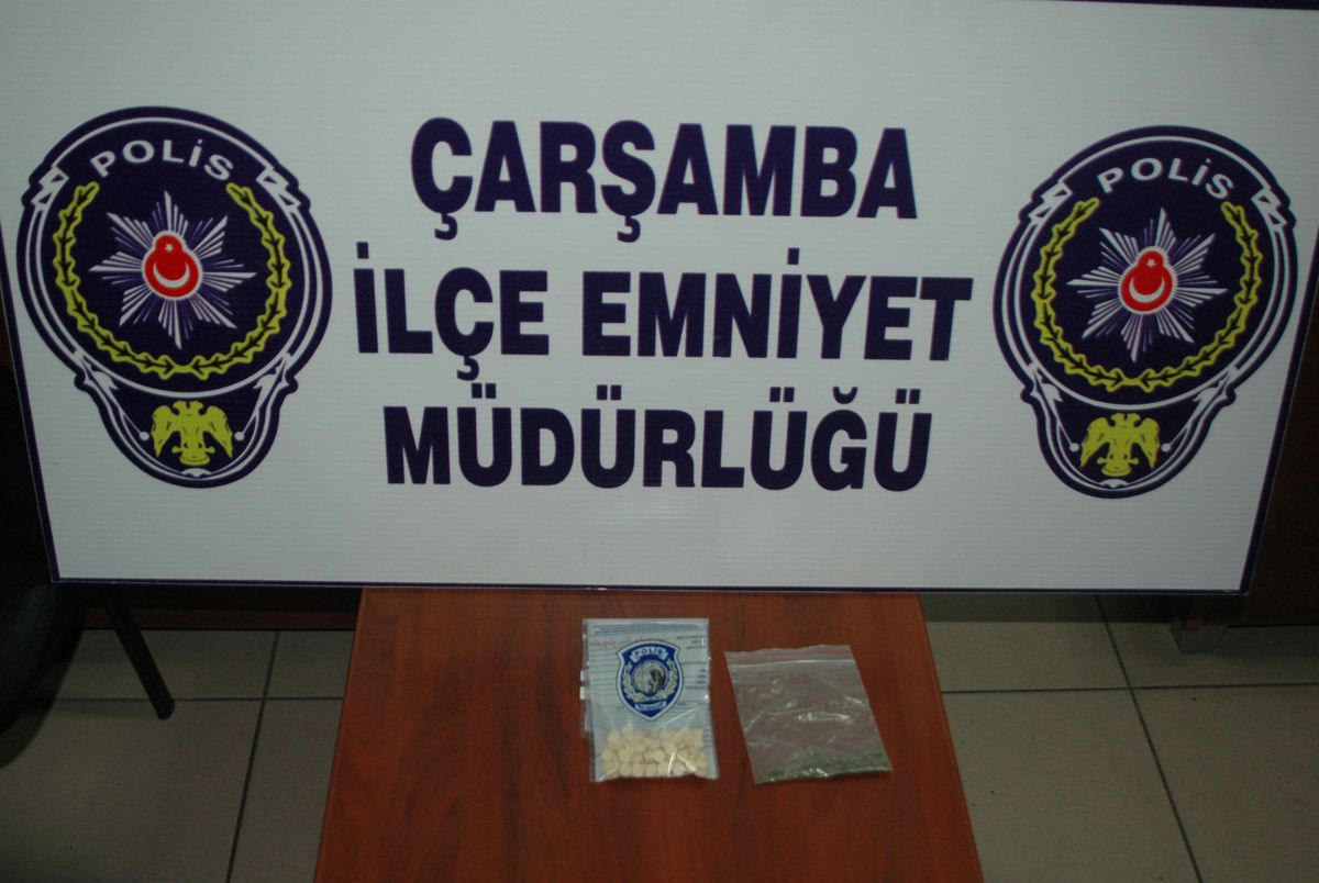 Çarşamba\'da 425 Adet Uyuşturucu Hap Ele Geçirildi