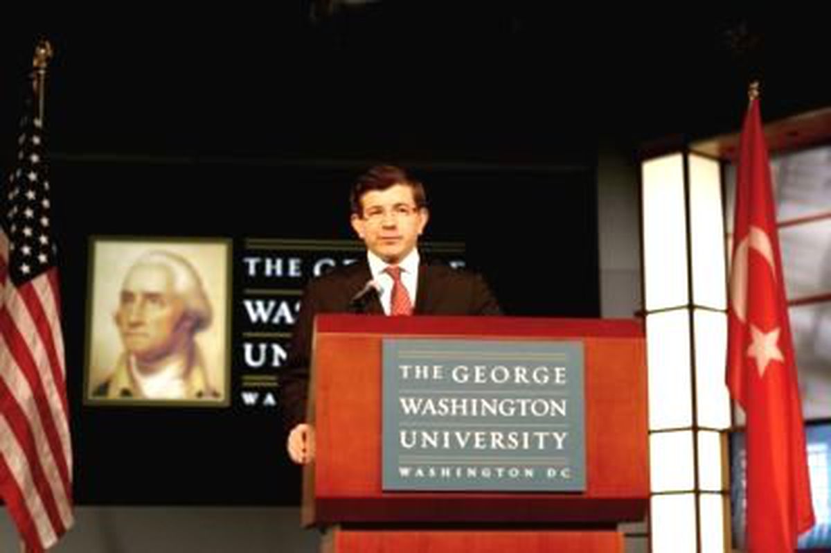 Davutoğlu ABD\'de İsrail\'e Seslendi