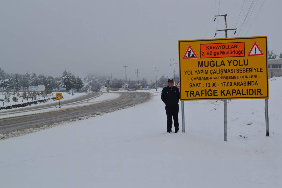 Denizli Muğla Yolunu Kullanacak Sürücülere Uyarı