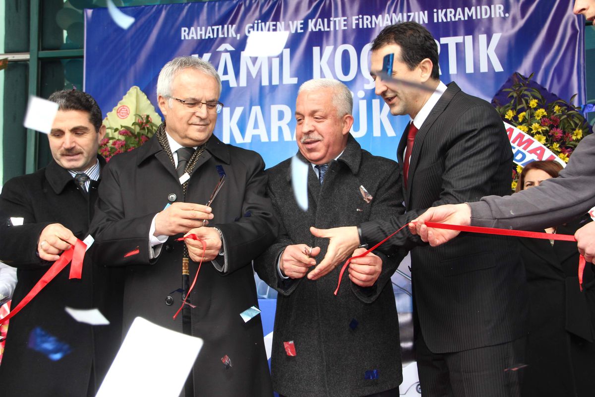 Kamil Koç Karabük'te Hizmete Girdi