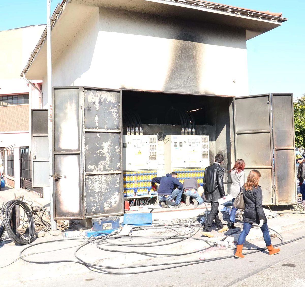 Patlayan Trafo İsyan Ettirdi