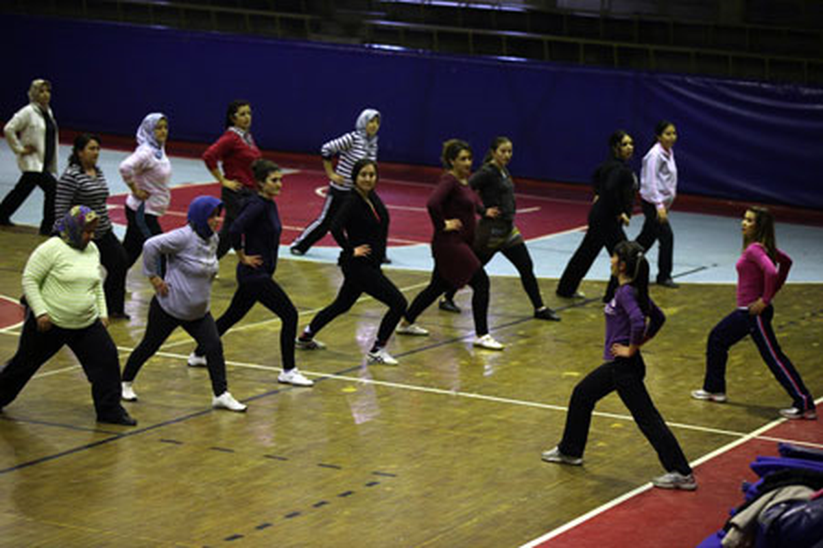 Pilates Kursuna Kadınlardan Yoğun İlgi
