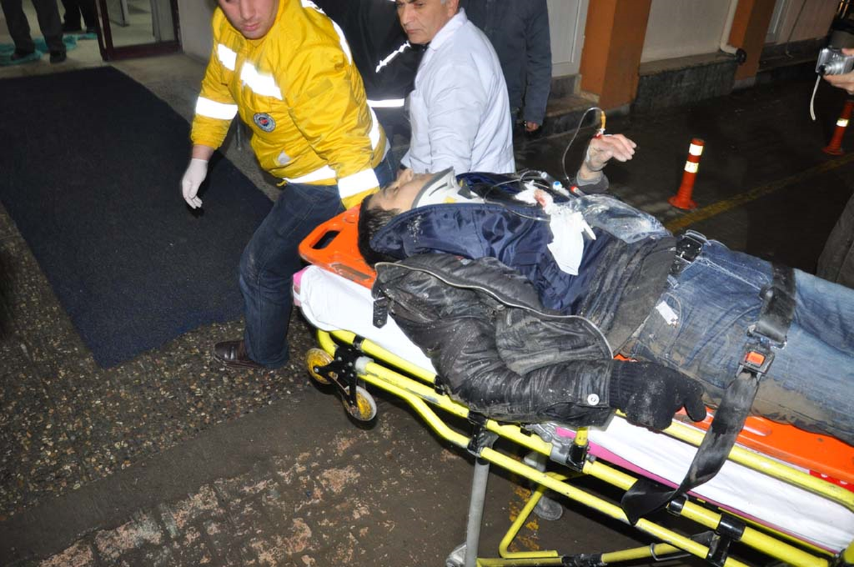 Polisin Çarptığı Bisikletli Ağır Yaralandı