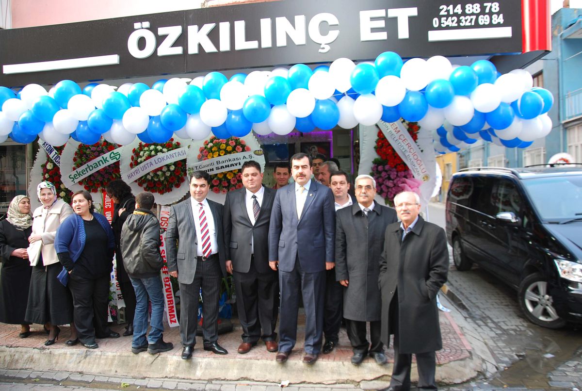 Aydın\'da Kasap Dükkanı Açılışı