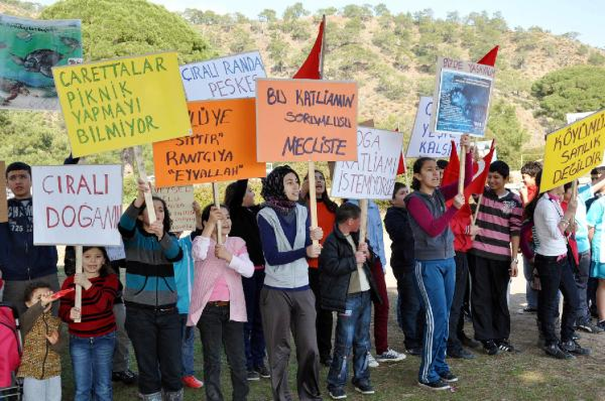 Çıralı Plajı\'nda Tahsis Eylemi