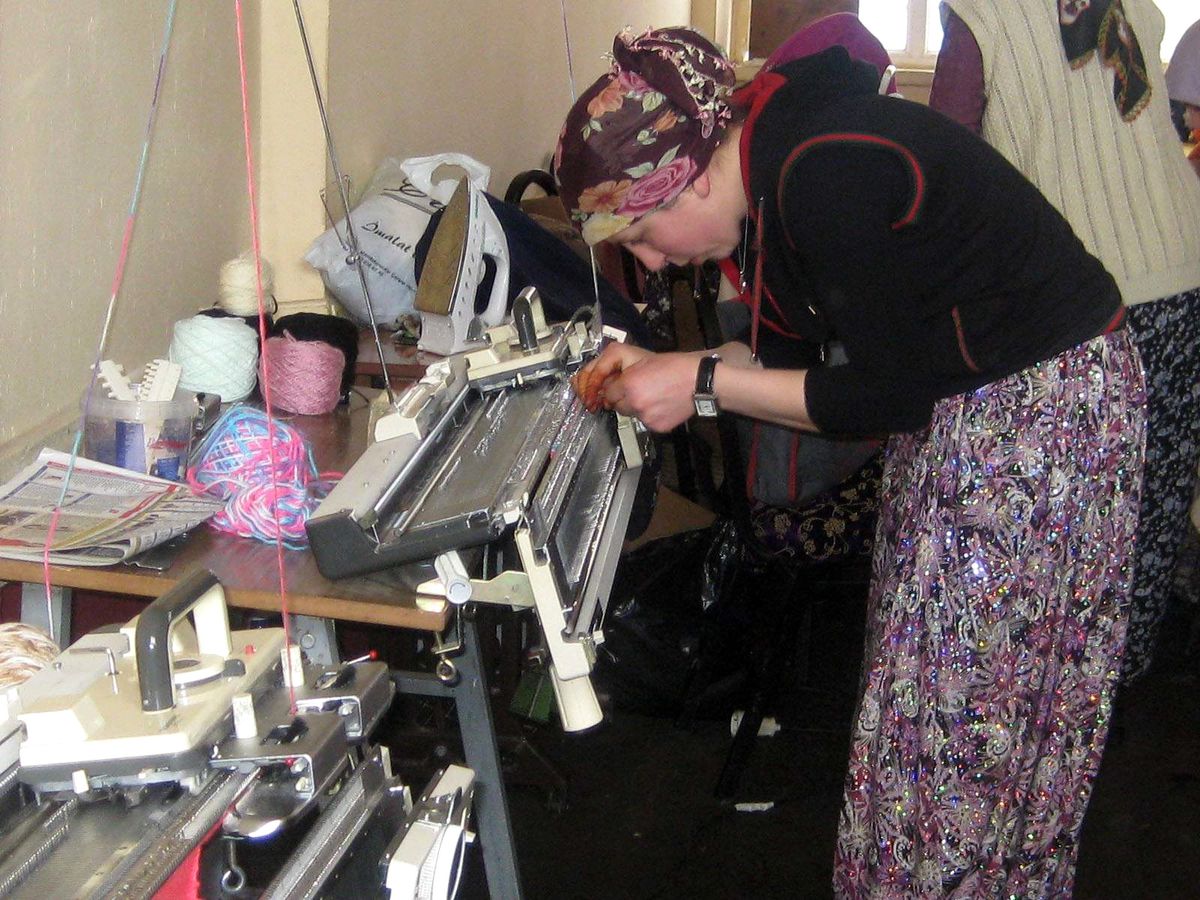 Çakıllar\'da Örgü Kursu Açıldı