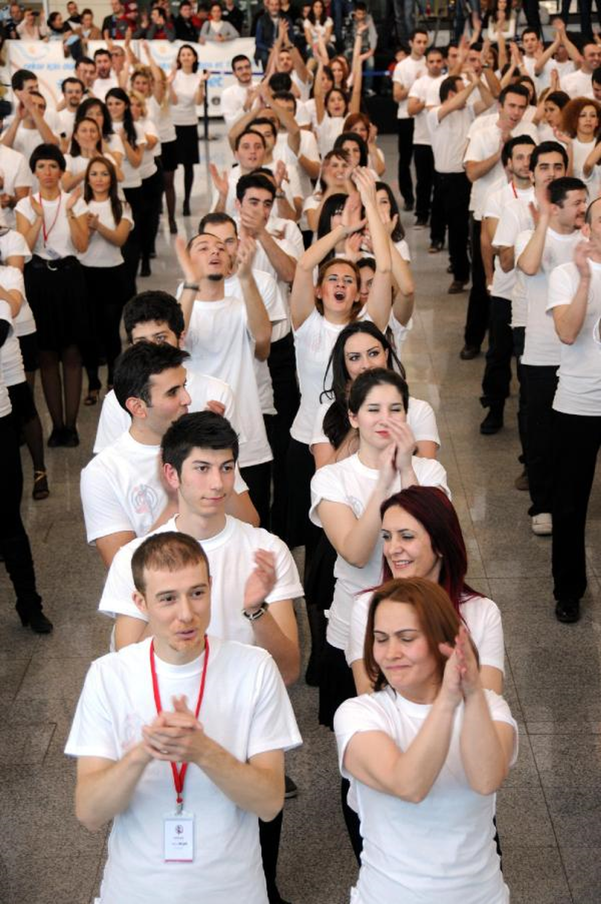 Havalimanında Dünya Rekoru Kırdılar