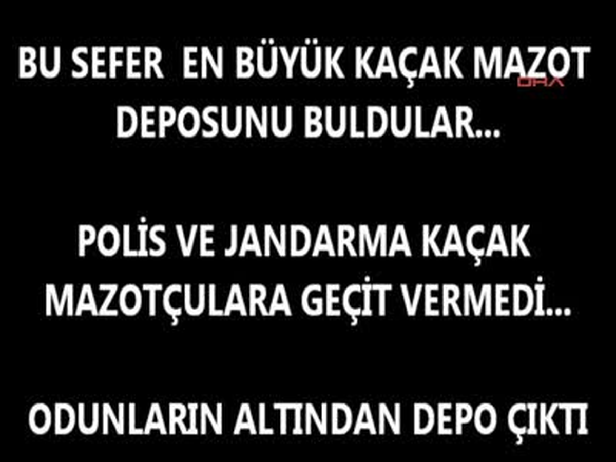 Ankara Gölbaşı\'nda Kaçak Mazot Operasyonu