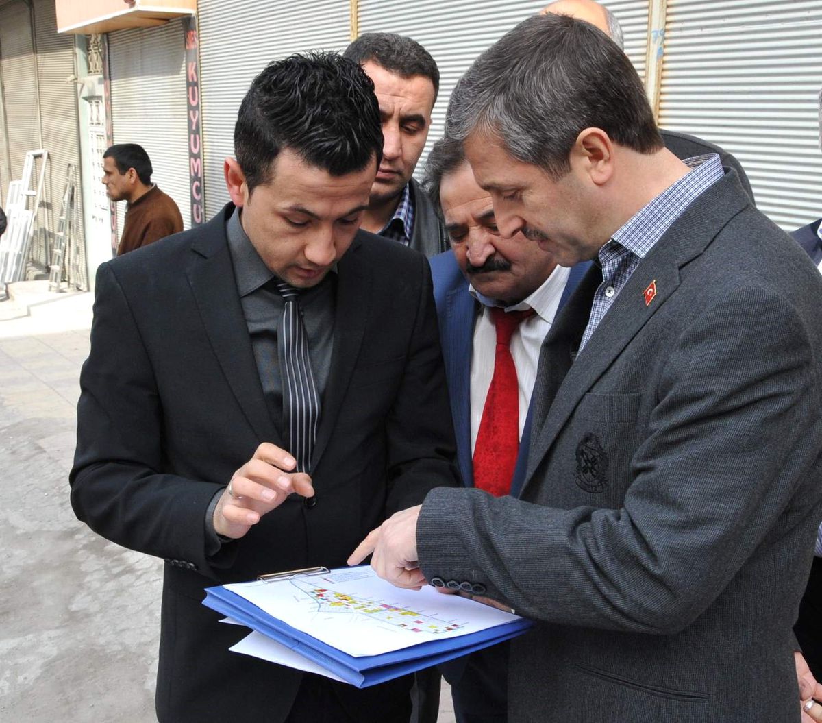Başkan Tahmazoğlu, Yıkım Alanlarını Gezdi