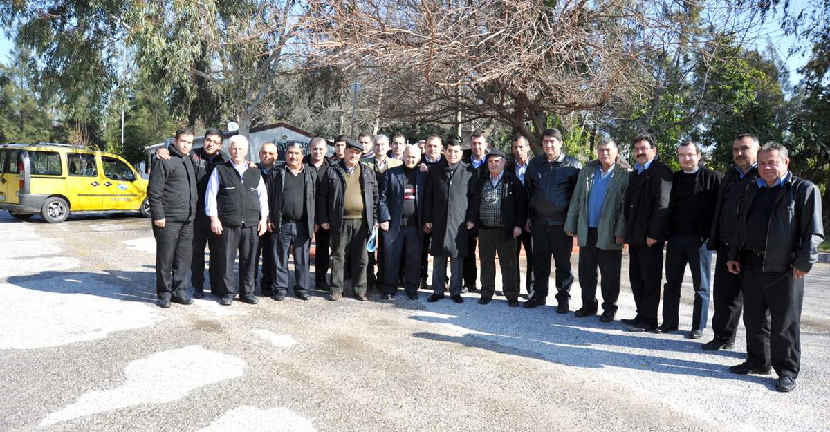 Başkan Tütüncü\'den Taksi Durağına Ziyaret