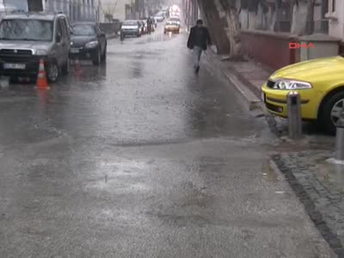Edirne\'de Yağmur Yağışı