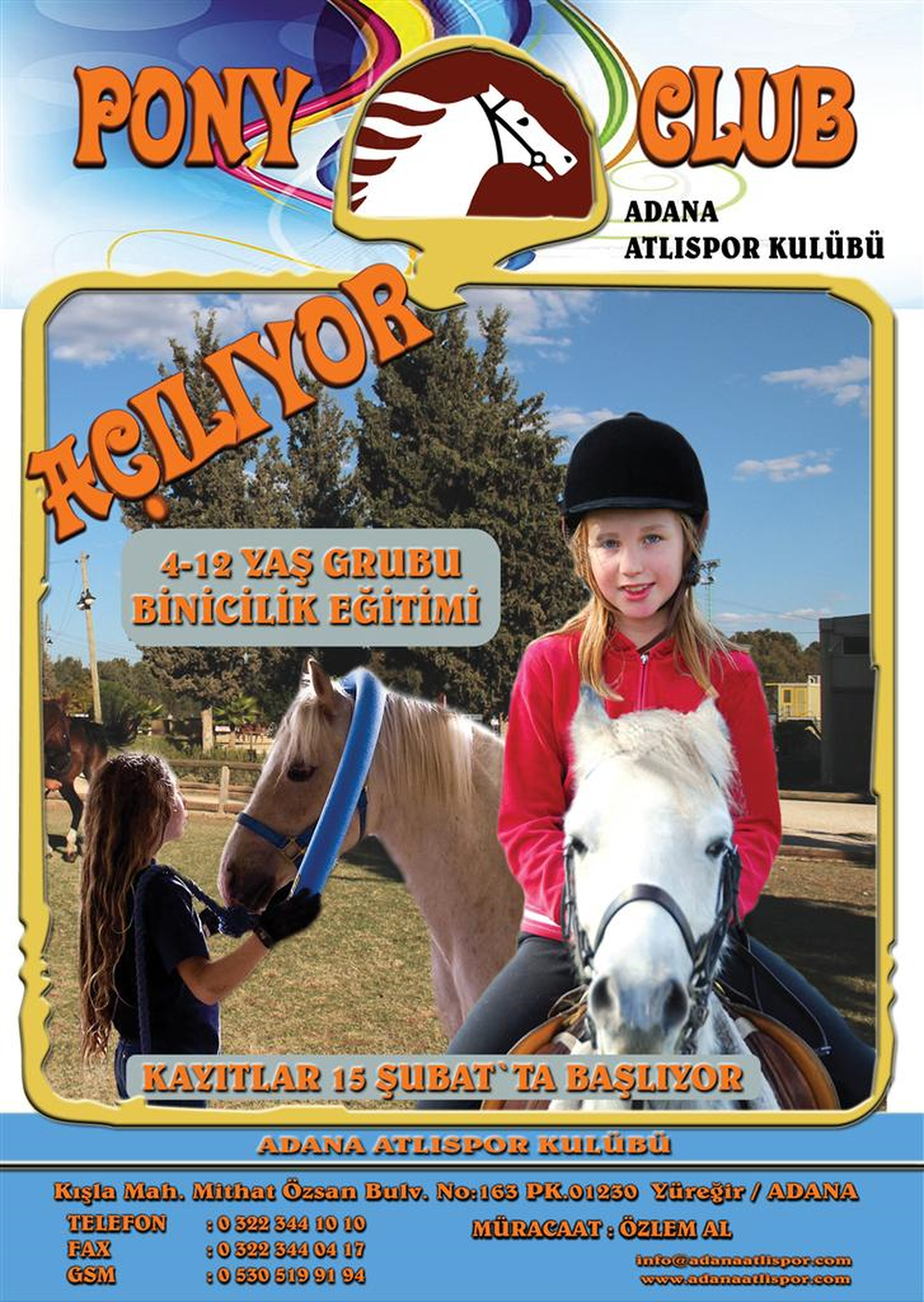 Atlıspor Kulübü Pony Okulu Açıyor