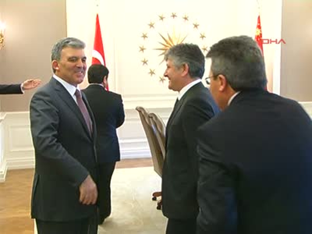 Cumhurbaşkanı Abdullah Gül, Gümüşhane İl Heyetini Çankaya Köşkü\'nde Kabul Etti