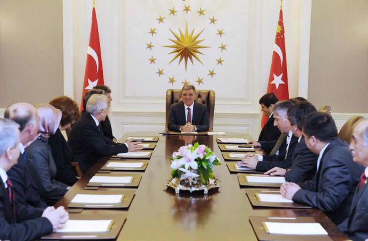 Cumhurbaşkanı Gül, Gümüşhane İl Heyeti ile Görüştü