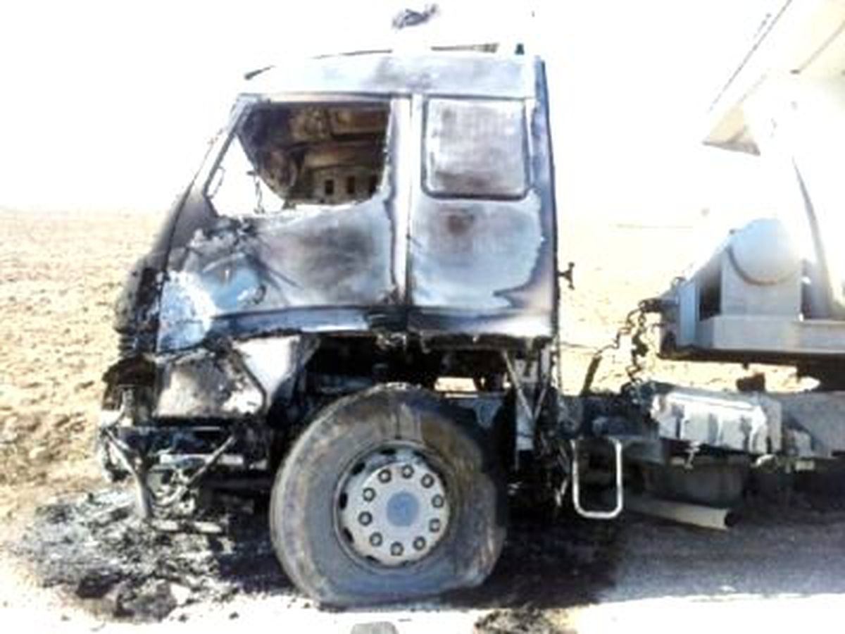 Kamyonu Yanmış Halde Bulunan Şoförden Haber Alınamıyor