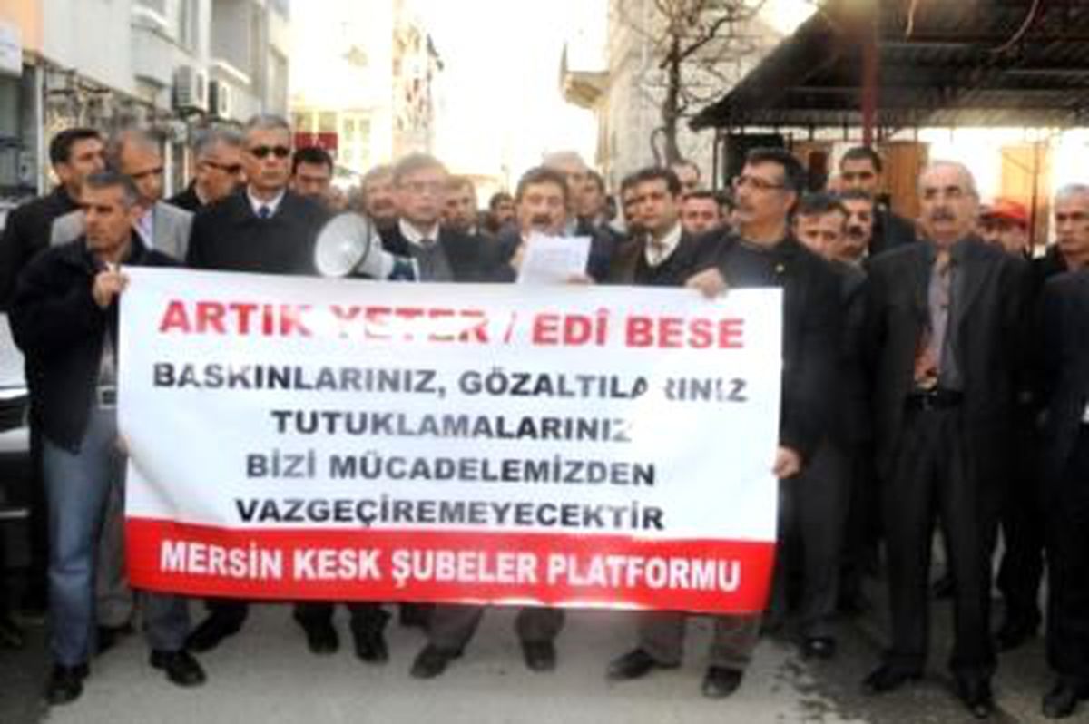 Kesk\'ten Kck Gözaltılarına Tepki