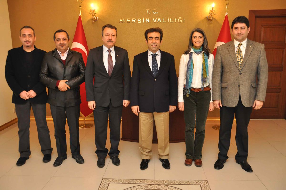 Mimarlar Vali Güzeloğlu\'nu Ziyaret Etti