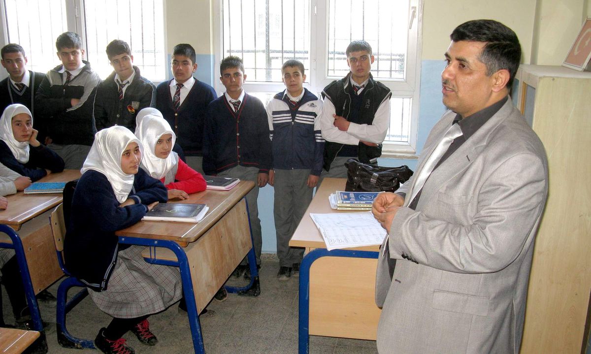 Müftü Sevinç, Araban İmam Hatip Lisesini Ziyaret Etti