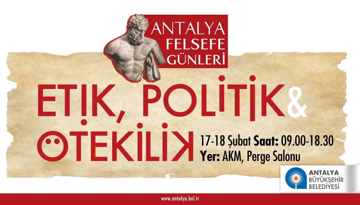 \'Antalya Felsefe Günleri\' Başlıyor