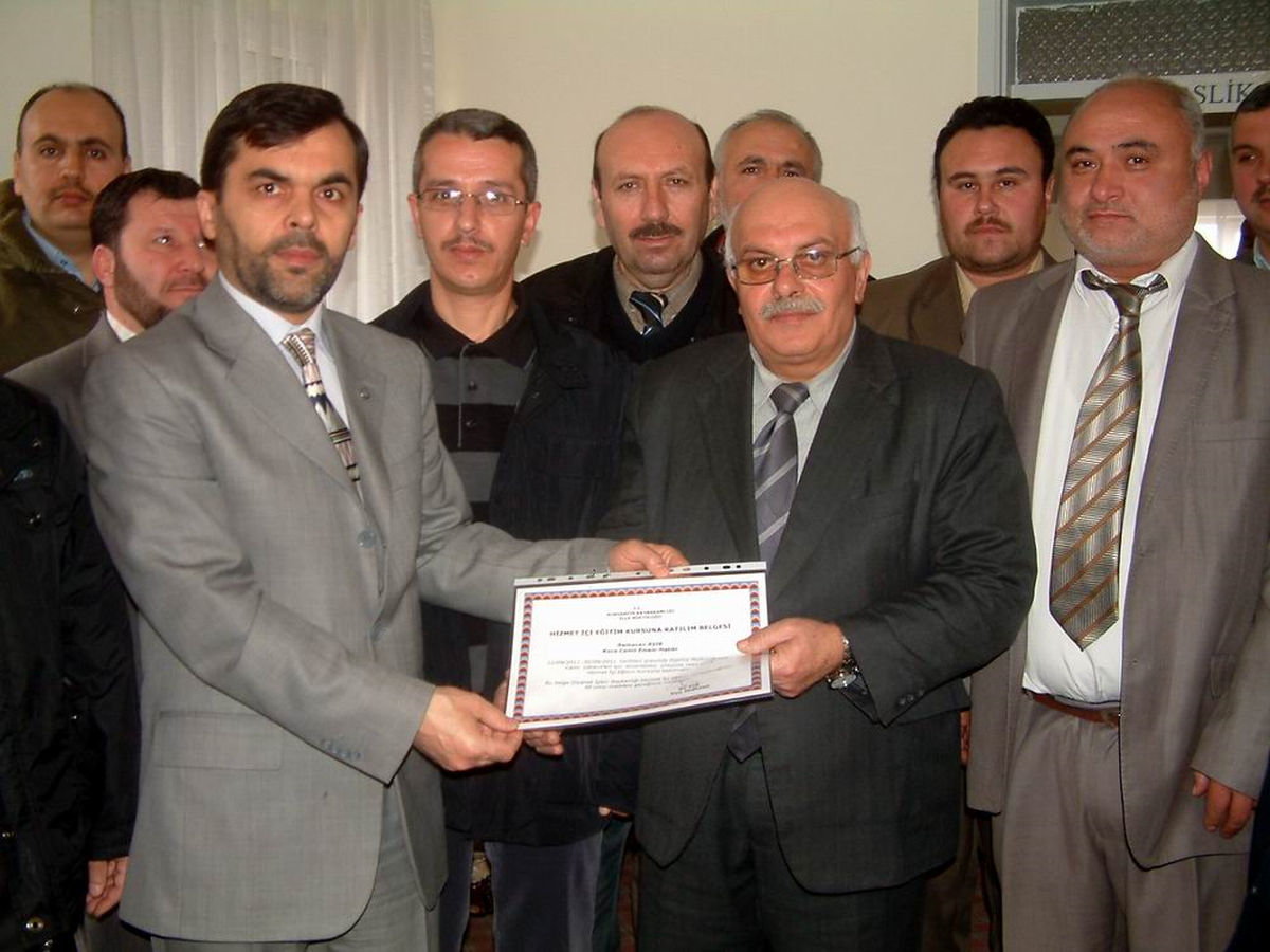 Burhaniye\'de İmamlara Vaaz Sertifikası