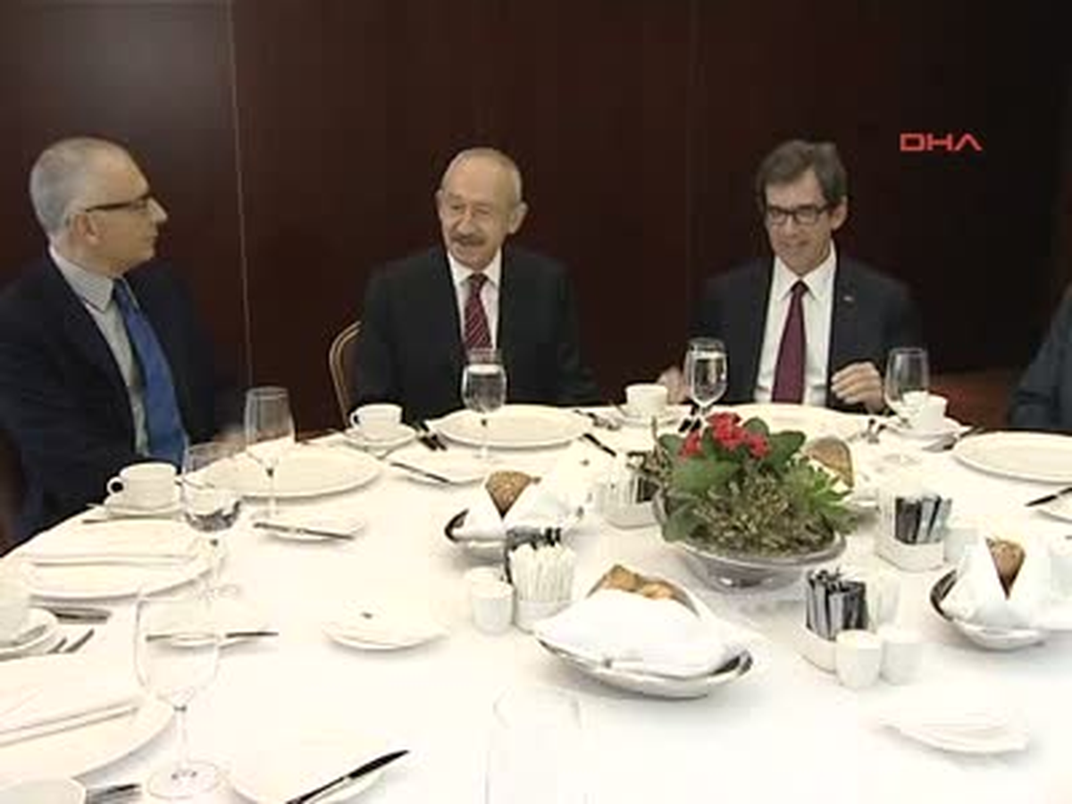 Kılıçdaroğlu, Stefan Sanıno ile Kahvaltıda Biraraya Geldi