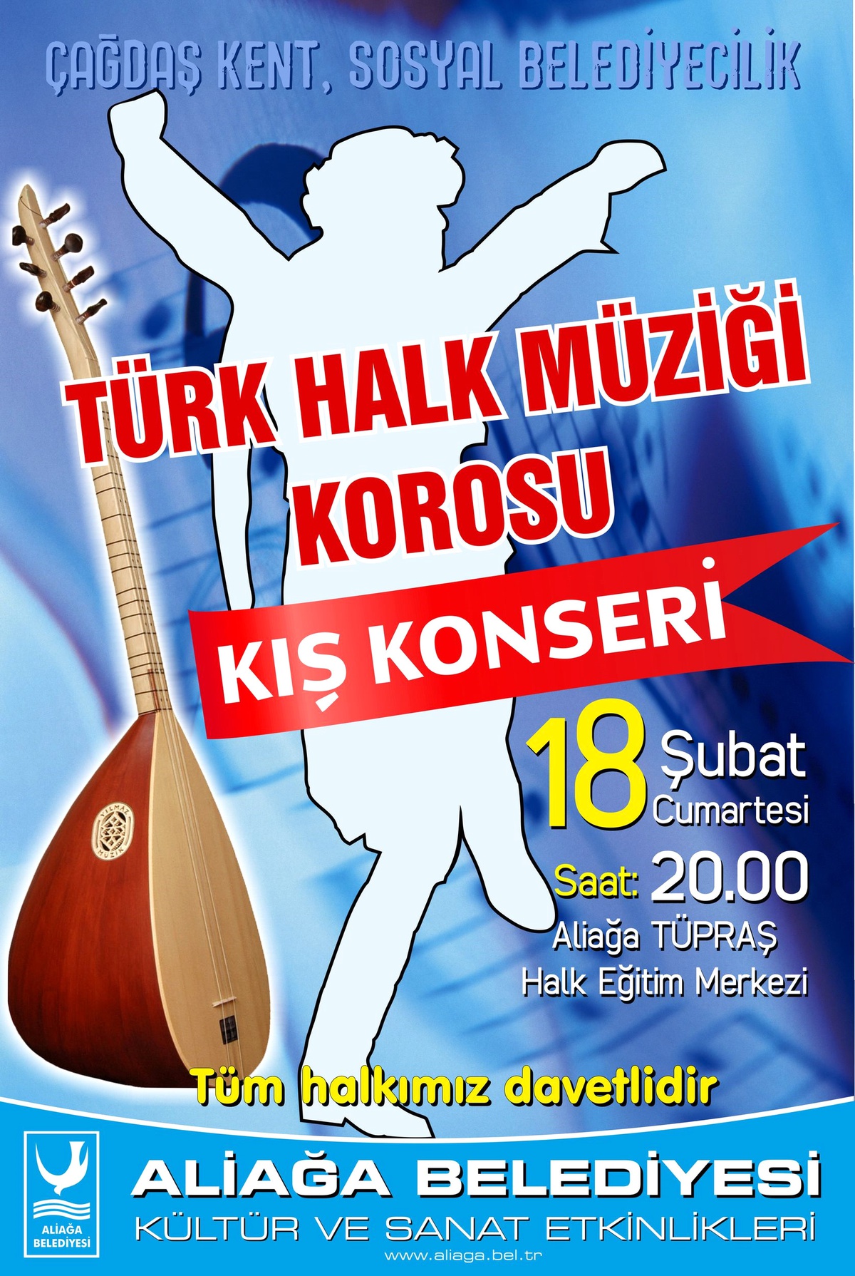 Aliağa Belediyesi Thm Korosu 18 Şubat Cumartesi Akşamı Sahne Alıyor