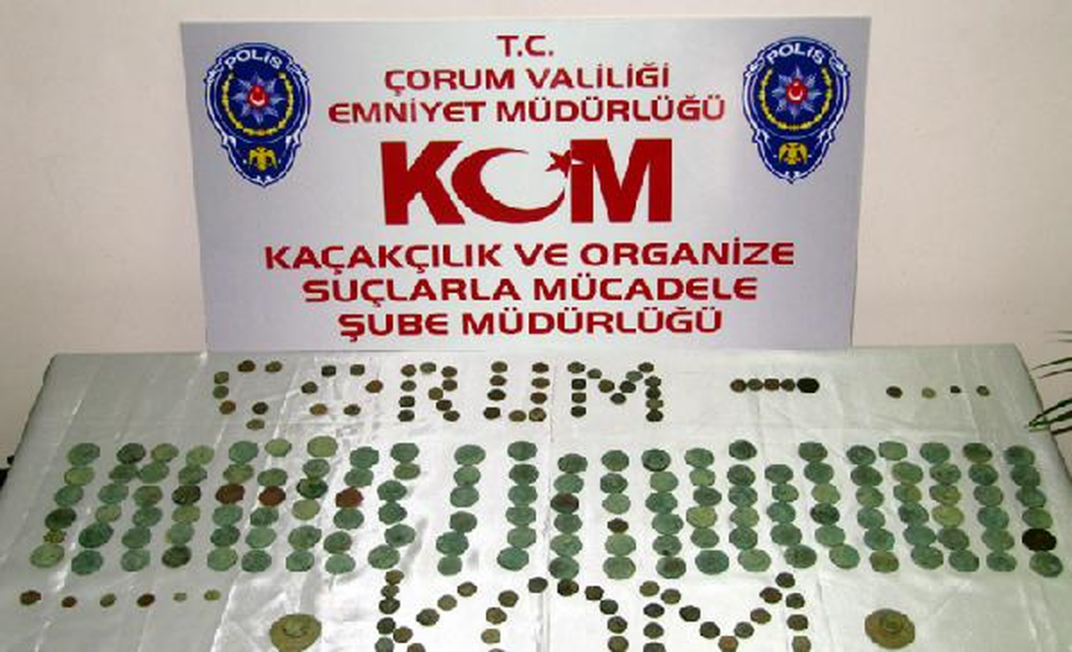 Çorum\'da 268 Parça Tarihi Eser Ele Geçirildi