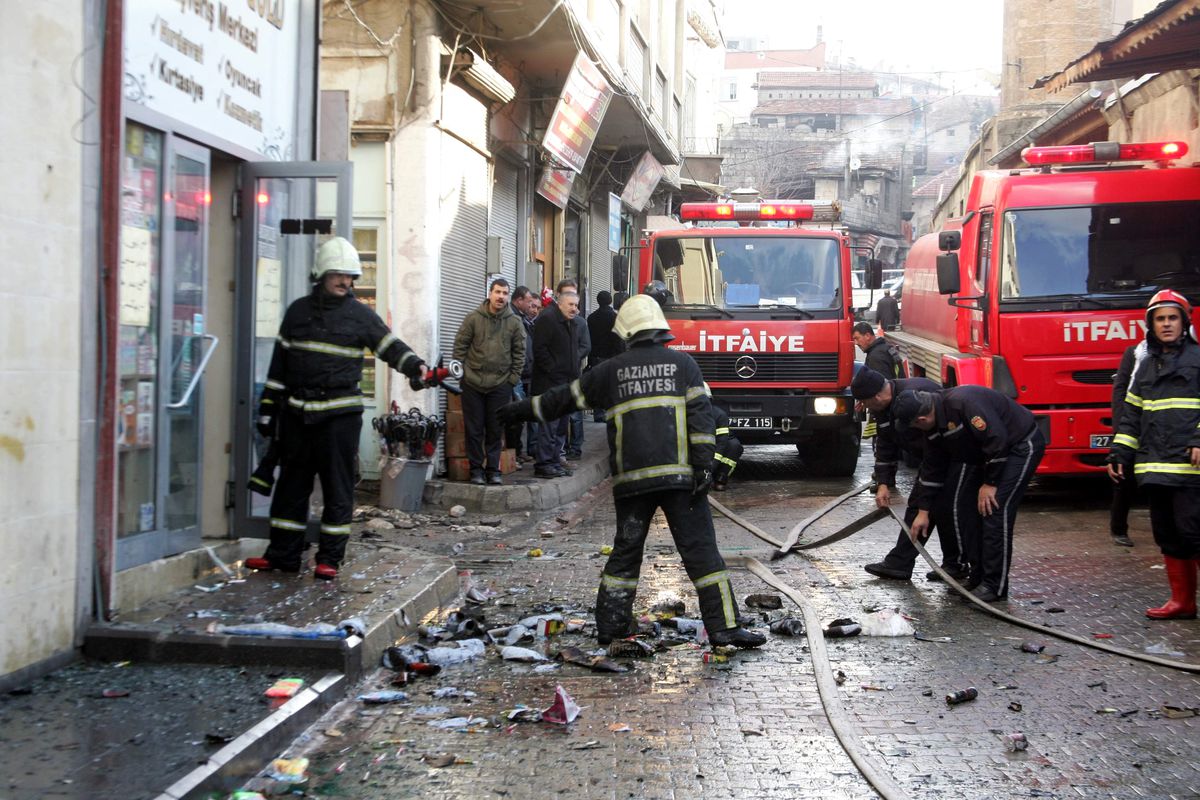 Gaziantep\'te Korkutan Yangın