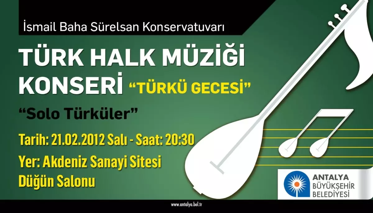 Konservatuvardan \'Solo Türküler\' Konseri