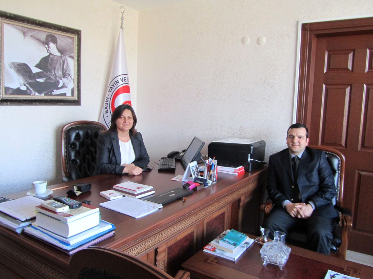 Basın İlan Kurumu Şube Müdürü Serhatlı\'dan Ziyaret