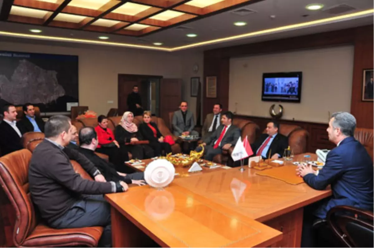 Başkan Uzun'a Makamında Ziyaret