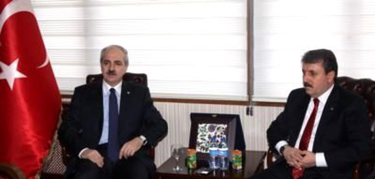 BBP Lideri Destici, Dışişleri Bakanı Davutoğlu\'nu Ziyaret Etti
