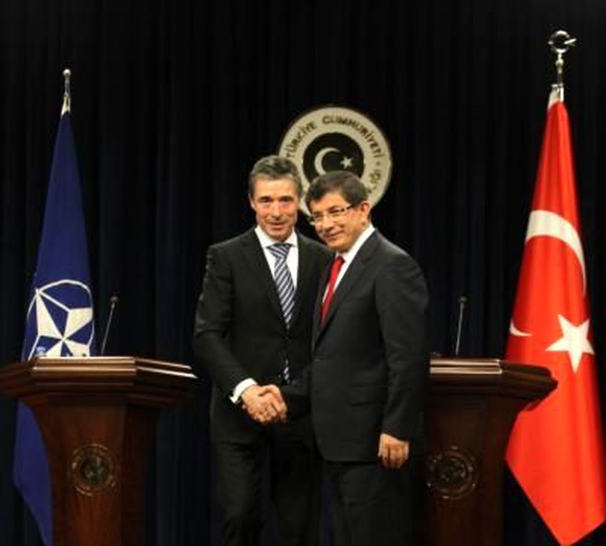 NATO Genel Sekreteri Rasmussen, Bakan Davutoğlu\'nu Ziyaret Etti