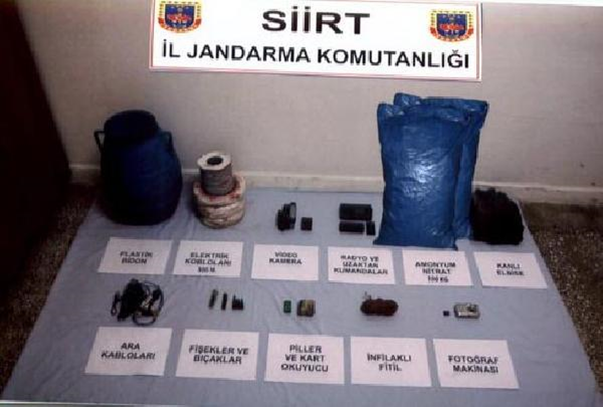 Siirt Kırsalında 100 Kilo Amonyum Nitrat Bulundu