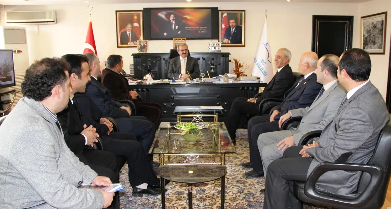 Van Ziraat Odaları Koordinasyon Kurulu'ndan Vali Karaloğlu'na Ziyaret