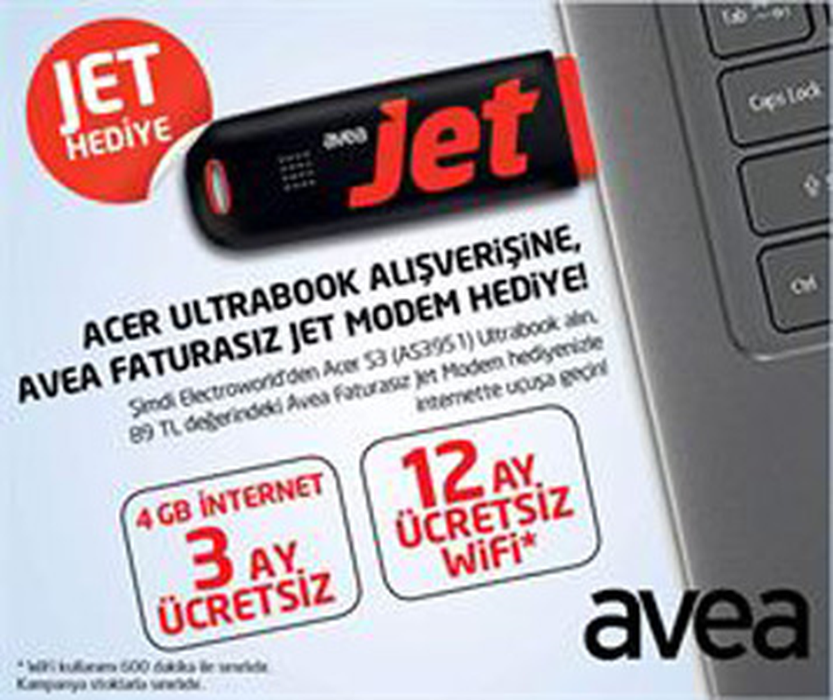 Avea ve Acer\'dan Bir İlk
