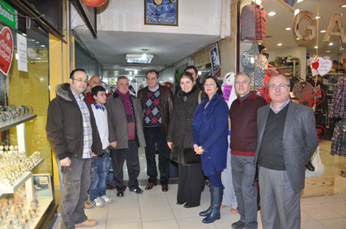 Dalgıç Atlas Pasajı Esnafını Ziyaret Etti 
