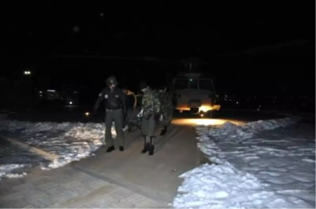 Hastaların Yardımına Askeri Helikopter Yetişti