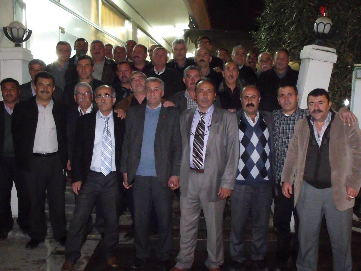 Salihli'de Muhtarlara Veda Yemeği
