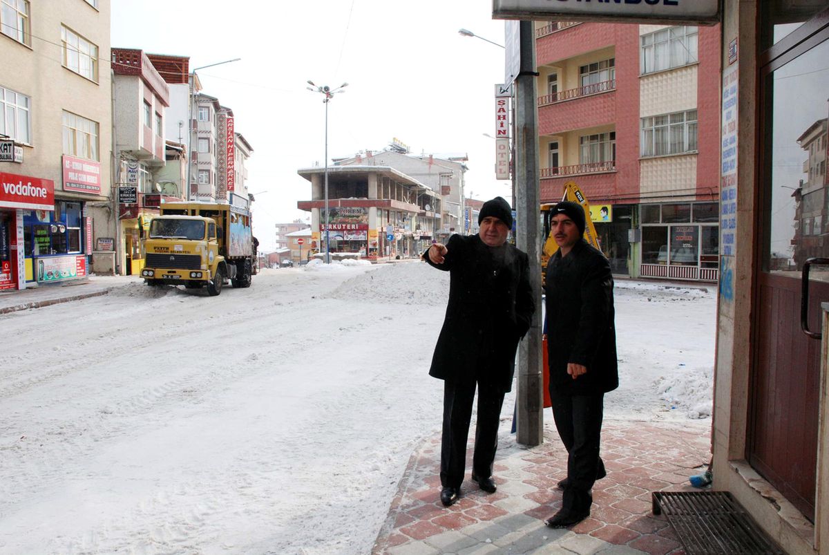 Suşehri\'nde Kar Temizleme Çalışması