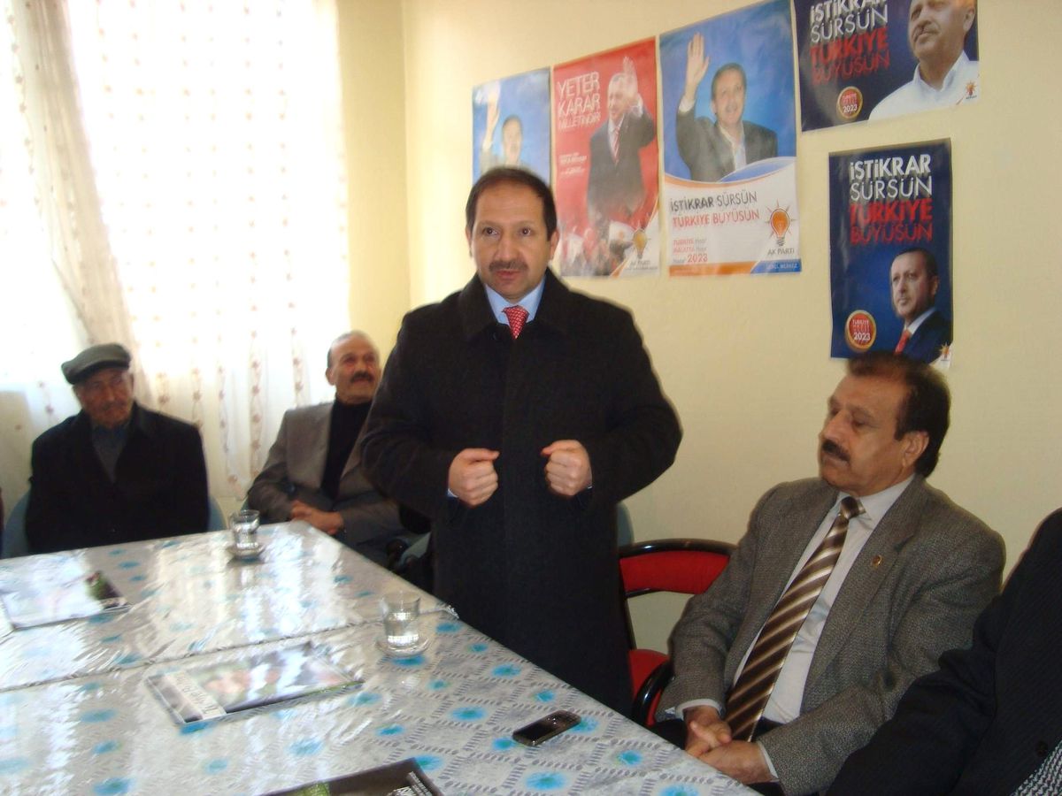 AK Parti\'den Akçadağ\'ın Yeni Başkanı Vahap Gönültaş\'a Hayırlı Olsun Ziyareti