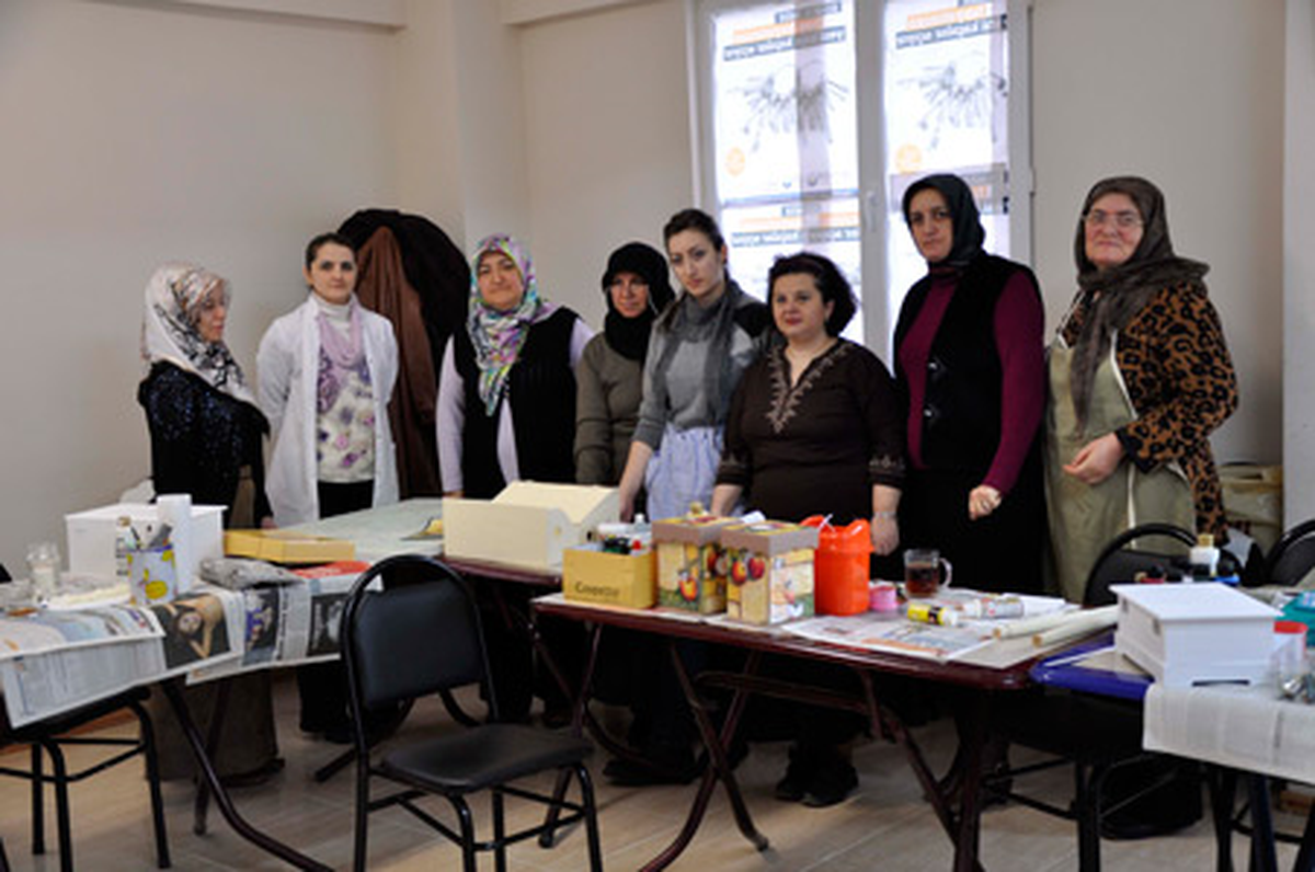 Anne-Kız KO-MEK Kursunda