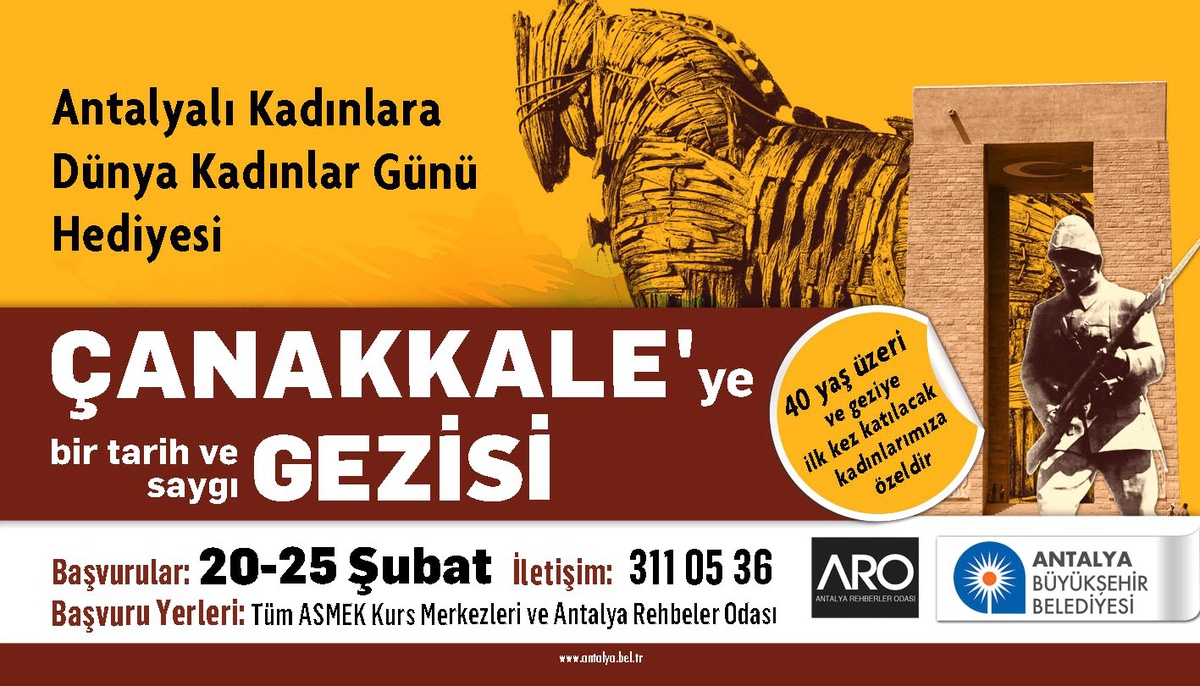 Büyükşehir Belediyesi\'nden Çanakkale Gezisi