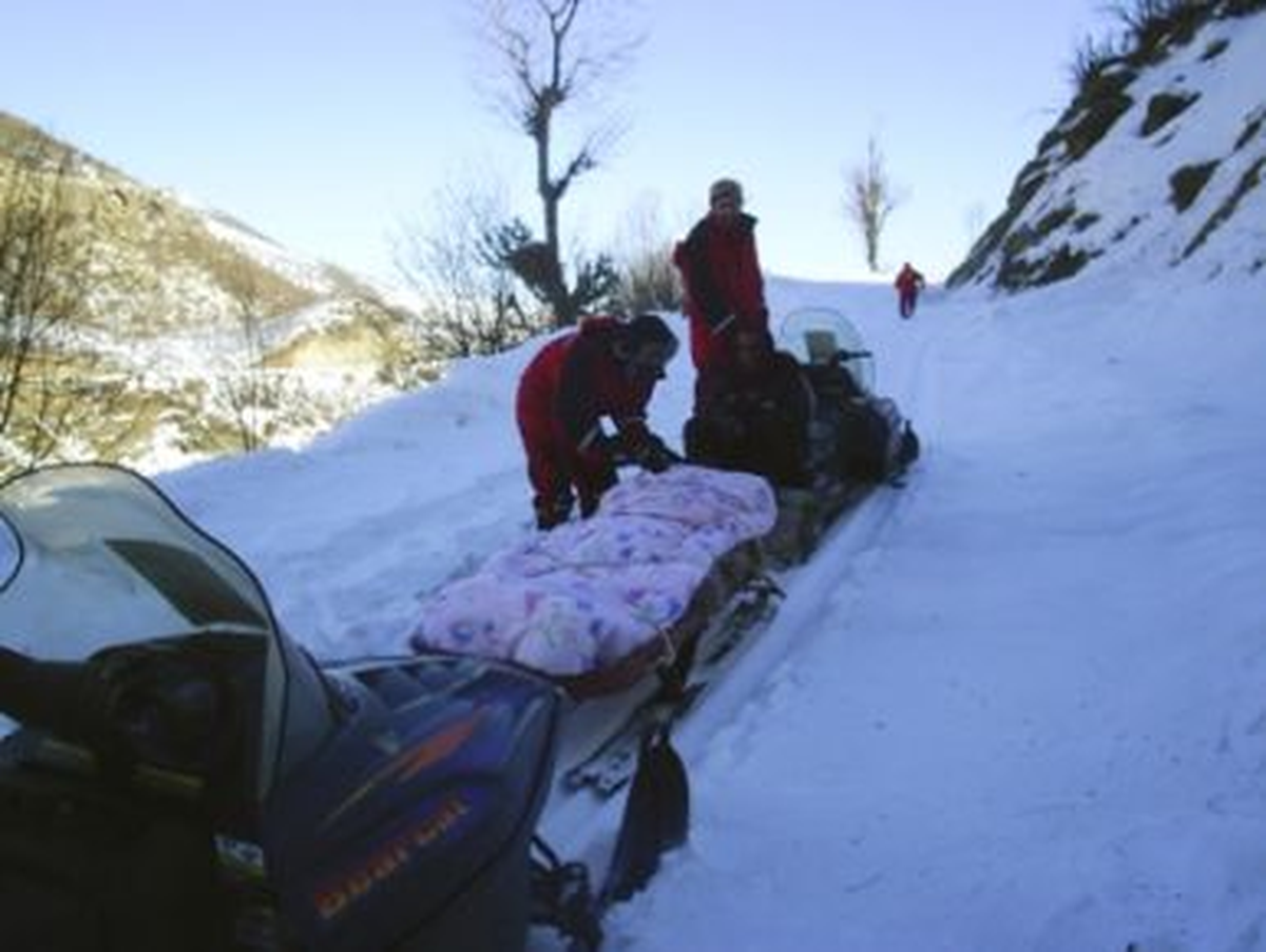Kar Motoruyla Hasta Kurtarma Operasyonu