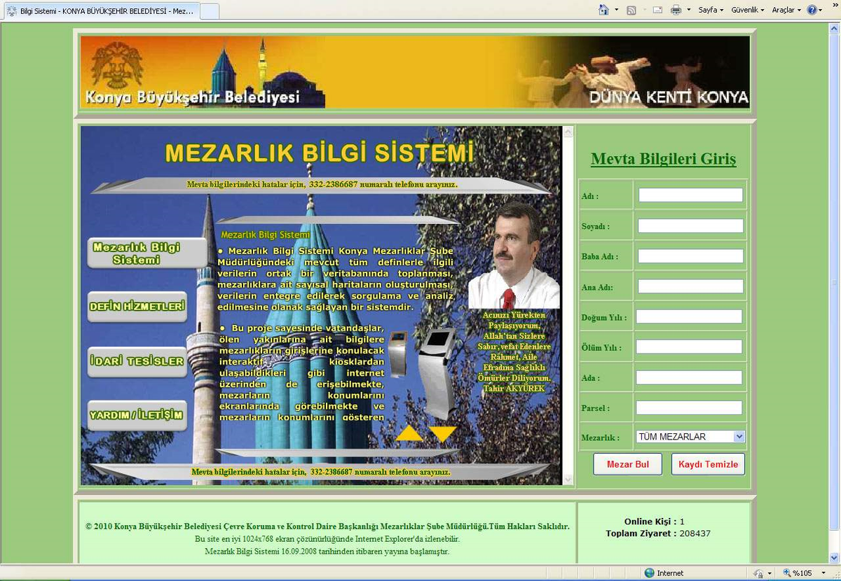 Konya Büyükşehir\'den Örnek Mezarlık Hizmetleri