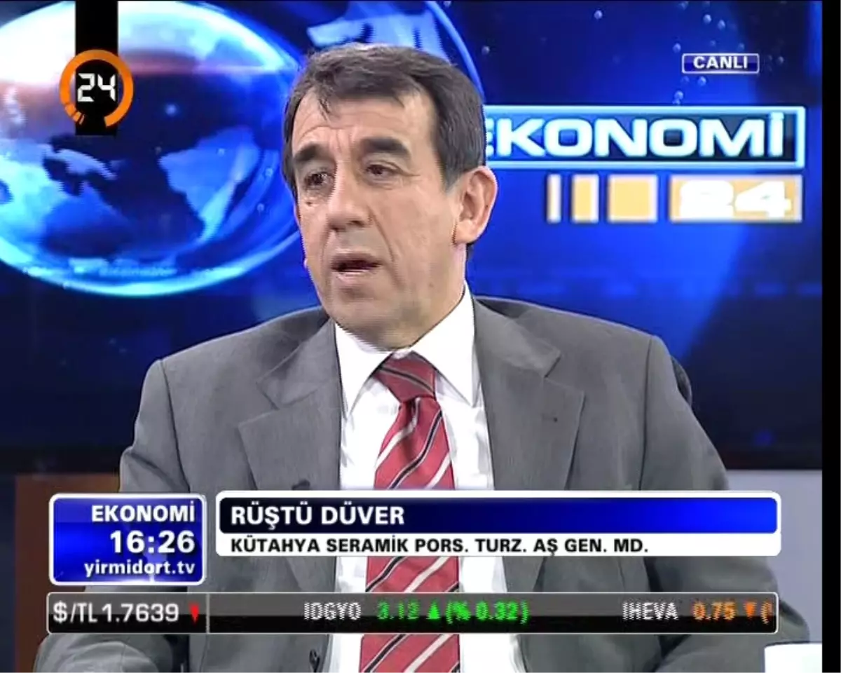Kütahya Porselen A.Ş. Genel Müdürü Rüştü Düver Açıklaması