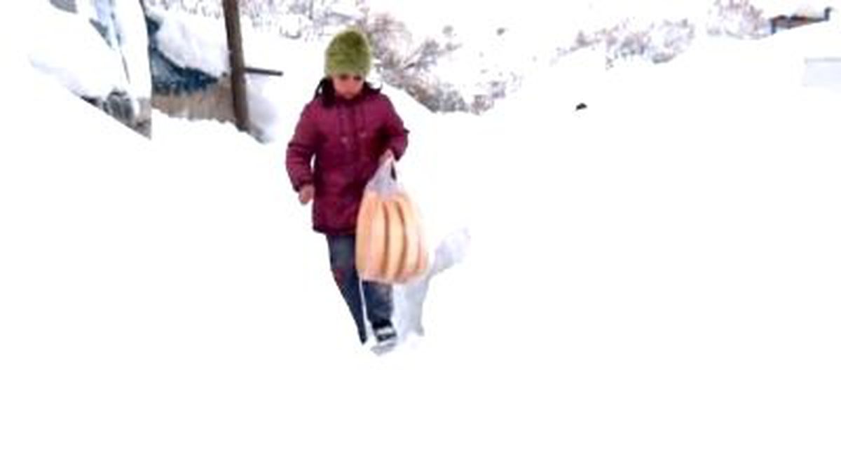 Rize\'de Kar Yağışı