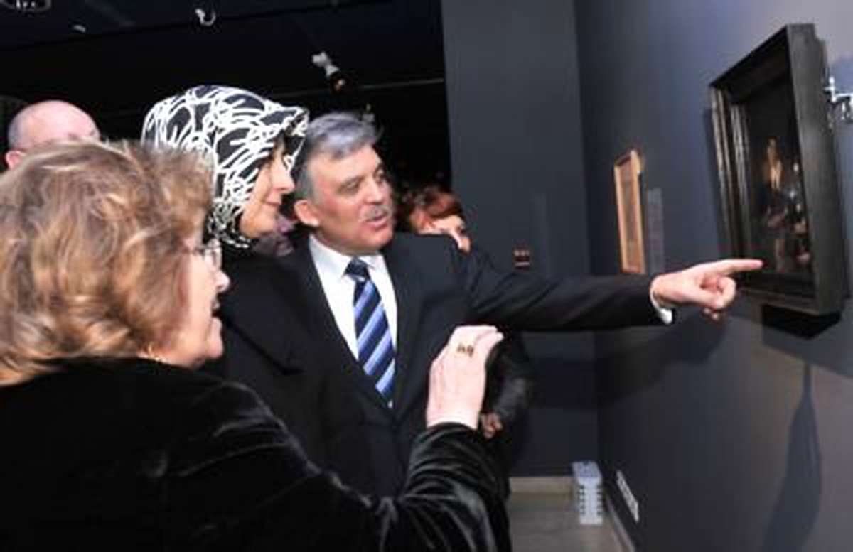 Cumhurbaşkanı Gül "Rembrandt ve Çağdaşları" Sergisini Gezdi