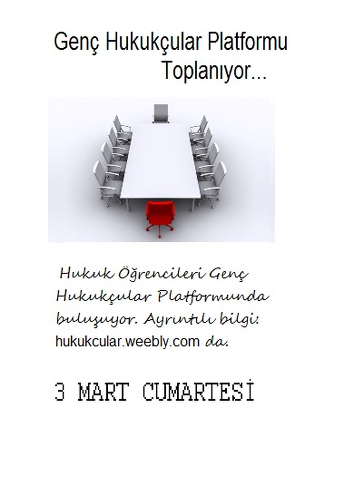 Genç Hukukçular Bir Araya Geliyor