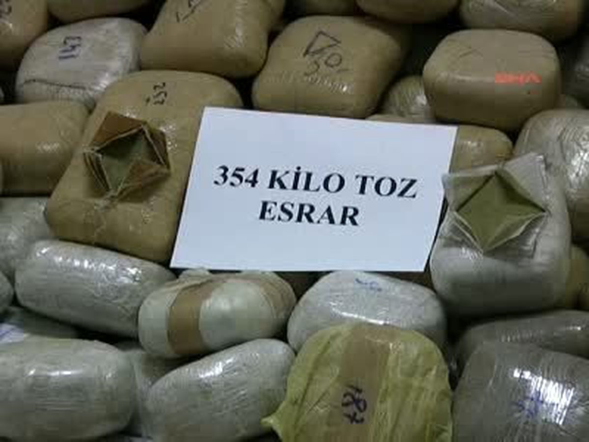 Kayseri\'de 354 Kilo Esrar Ele Geçirildi